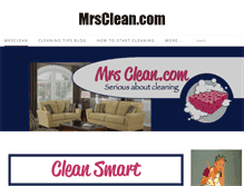 Tablet Screenshot of mrsclean.com